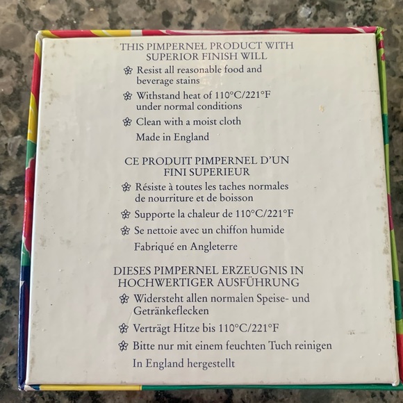 Vtg Pimpernel Caribbean Collection Set of 4 Coasters Cayman Islands - Picture 9 of 12